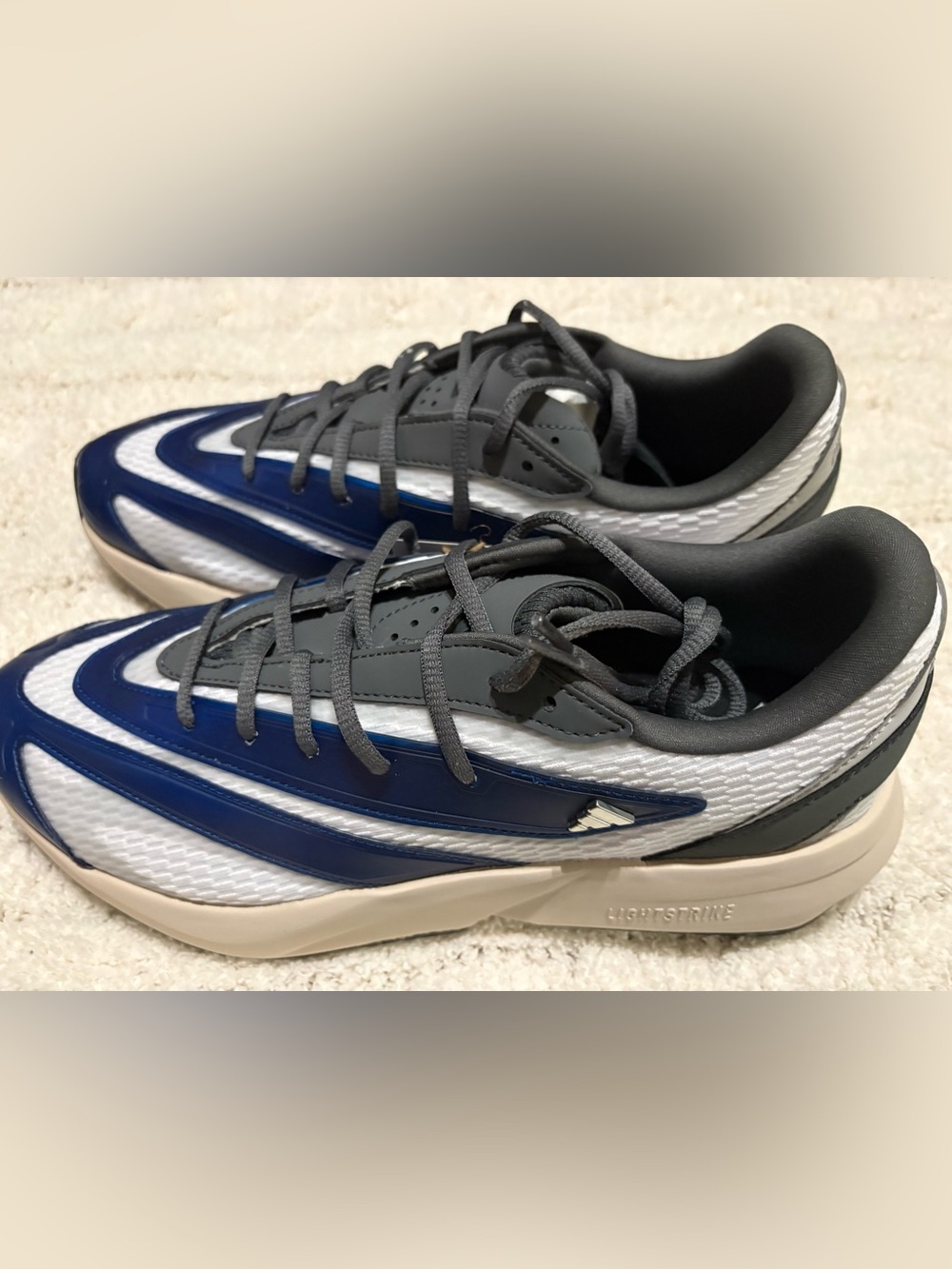adidas Men's Sneakers in Navy, Gray & White - Lightblaze